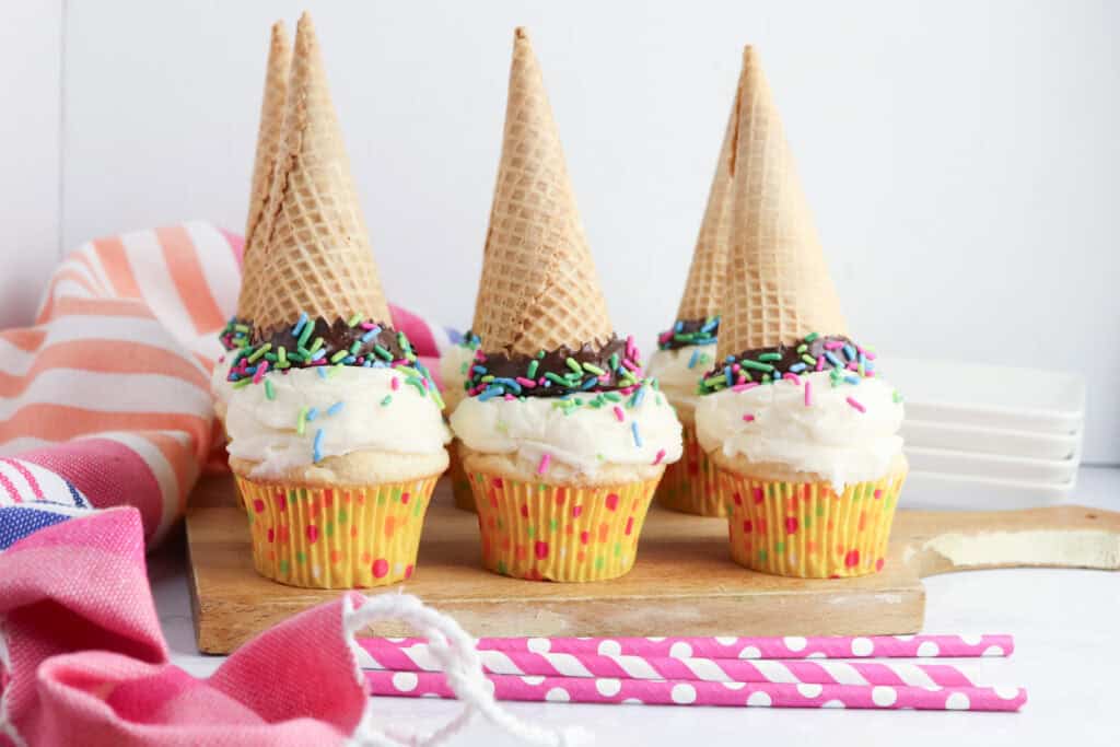 Ice Cream Cone Cupcakes