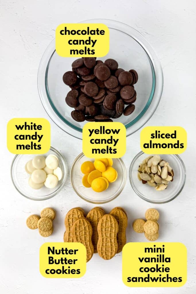 Nutter Butter Owl Cookies, labeled ingredients.