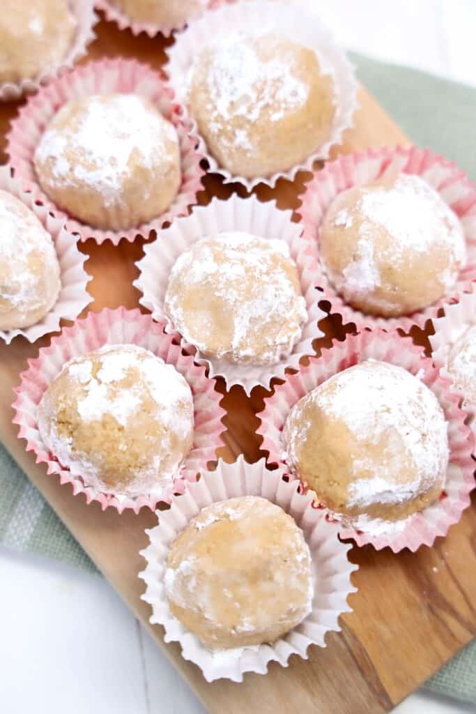 Peanut Butter Snowball Cookies